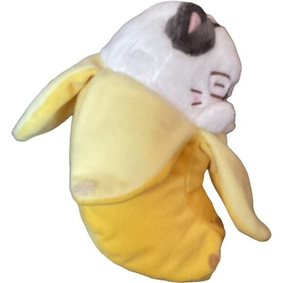 Funko Bananya The Kitty Who Lives in a Banana Dad Plush 8" Crunchyroll Glasses - Picture 7 of 9